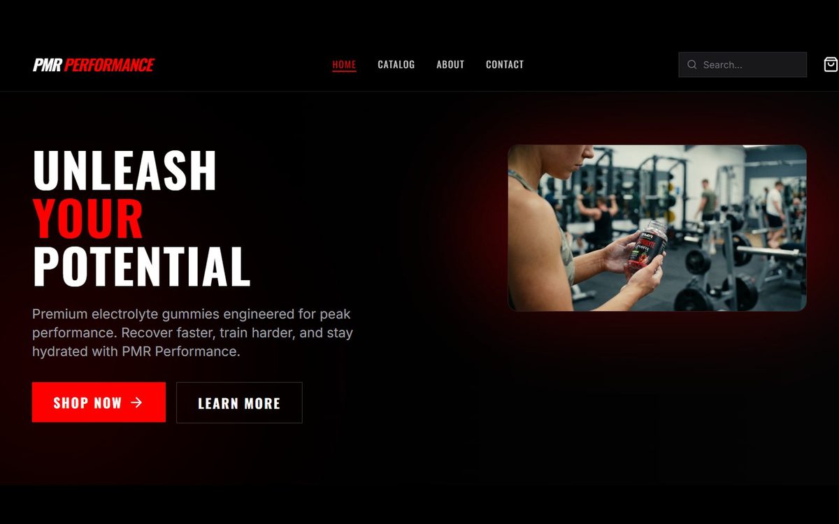 PMR Performance website design